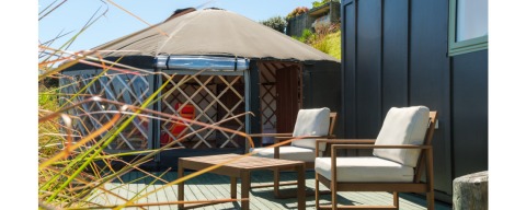 Awaawa Yurts - Papa Yurt | Waiheke.co.nz